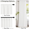 NICETOWN Floral Linen Curtains 84 inches Long Pink Pattern Printed for Girls Bedroom Nursery, Boho Farmhouse Window Sheer Curtain Drapes Aesthetic Light Filtering Privacy 2 Panel Sets, 55″ W(White)