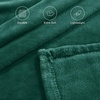 NICETOWN Grey Fleece Twin Blanket – 300GSM Soft Lightweight Plush Cozy Twin Blankets for Bed, Sofa, Couch, Travel, Camping, 60×80 inches(Forest Green)
