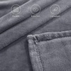 NICETOWN Grey Fleece Twin Blanket – 300GSM Soft Lightweight Plush Cozy Twin Blankets for Bed, Sofa, Couch, Travel, Camping, 60×80 inches(Light Grey)