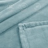 NICETOWN Grey Fleece Twin Blanket – 300GSM Soft Lightweight Plush Cozy Twin Blankets for Bed, Sofa, Couch, Travel, Camping, 60×80 inches(Stone Blue)