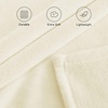 NICETOWN Grey Fleece Twin Blanket – 300GSM Soft Lightweight Plush Cozy Twin Blankets for Bed, Sofa, Couch, Travel, Camping, 60×80 inches(Whitee)