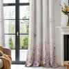 NICETOWN Pastel Floral Blackout Curtains 84 Inch Length, Tropical Wildflowers & Birds Print, Grommet Rustic Thermal Insulated Botanical Curtains for Bedroom Living Room, 2 Panels, 52W x 84L(Soft Pink-white)