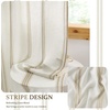 NICETOWN Taupe Plaid Print Linen Gingham Curtains 96 inches Long(Taupe)
