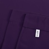 NICETOWN Thermal Insulated Blackout Short Curtain – Bathroom Curtain Gray Tie Up Shade for Small Window, Window Valance Balloon Roman Blind (Rod Pocket Panel, 46 inches W x 63 inches L)(Royal Purple)