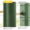 NICETOWN White Non-See-Through Light Filtering Curtains, Semi Sheer Privacy Grommet Drapes, 108 Inches Long 2 Panels, Cat Proof Window Curtains for Living Room Bedroom Home Decor, 42″ W(Dark Green)
