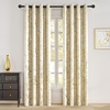 NICETOWN 100% Blackout Silver and Gold Patterned Curtains for Living Room Bedroom Beige Marble Print with Sheer Curtains Grommet Casual Voile Sheer with Light Filter Window Treatments