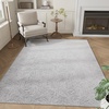 NICETOWN 8×10 Ultra-Thin Brown Oriental Rug for Bedroom, Tumble Washable Area Rugs 8×10, Boho Non-Slip Vintage Living Room Rugs, Oriental Carpet Entrance for Kitchen, Laundry, Bathroom, Bedroom(Jacquard Grey)