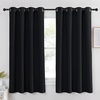NICETOWN Black Out Curtains 63 Inch Long for Bedroom, W52xL63, 1 Panel