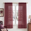 Diagonal Check | Burgundy Red