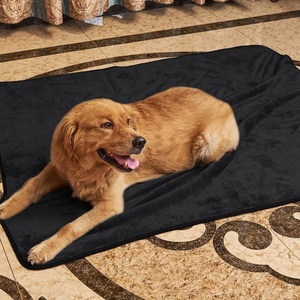 NICETOWN Grey Fleece Twin Blanket – 300GSM Soft Lightweight Plush Cozy Twin Blankets for Bed, Sofa, Couch, Travel, Camping, 60×80 inches(Black ( Dog Bed Blanket ))
