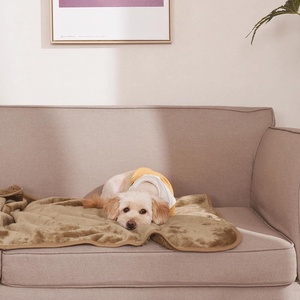 NICETOWN Grey Fleece Twin Blanket – 300GSM Soft Lightweight Plush Cozy Twin Blankets for Bed, Sofa, Couch, Travel, Camping, 60×80 inches(Taupe ( Dog Bed Blanket ))