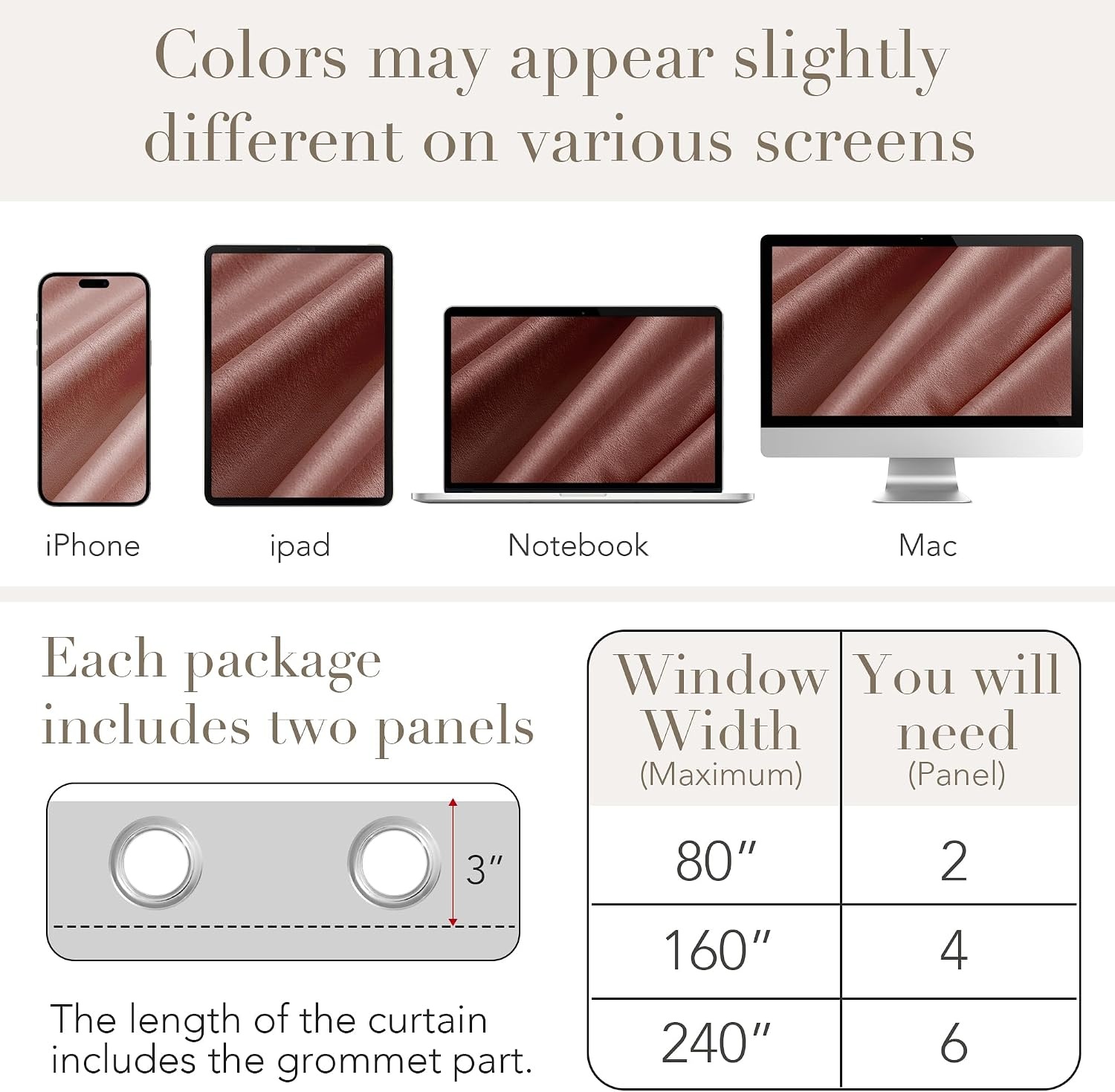 image:imageNICETOWN Gold Brown 90 inch Long Velvet Curtains amp Drapes 2 PanelsDesert Rose