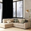 NICETOWN Gold Brown 90 inch Long Velvet Curtains & Drapes, 2 Panels(100% Blackout – Black)