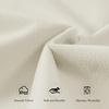 NICETOWN Gold Brown 90 inch Long Velvet Curtains & Drapes, 2 Panels(100% Blackout – Cream Ivory)