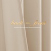 NICETOWN Gold Brown 90 inch Long Velvet Curtains & Drapes, 2 Panels(Beige)