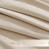 NICETOWN Gold Brown 90 inch Long Velvet Curtains & Drapes, 2 Panels(Beige)