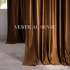 NICETOWN Gold Brown 90 inch Long Velvet Curtains & Drapes, 2 Panels(Bronze)