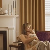 NICETOWN Gold Brown 90 inch Long Velvet Curtains & Drapes, 2 Panels(Golden Brown)