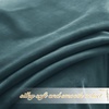 NICETOWN Gold Brown 90 inch Long Velvet Curtains & Drapes, 2 Panels(Greyish Blue)