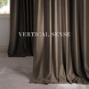 NICETOWN Gold Brown 90 inch Long Velvet Curtains & Drapes, 2 Panels(Taupe)