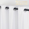 NICETOWN Gold Brown 90 inch Long Velvet Curtains & Drapes, 2 Panels(White)