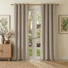 NICETOWN Gold Brown 90 inch Long Velvet Curtains & Drapes, 2 Panels(100% Blackout – Khaki)