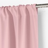 NICETOWN 4 Panels Stone Blue Blackout Curtains 63 inch Length for Nursery(Blush Pink)