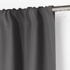 NICETOWN 4 Panels Stone Blue Blackout Curtains 63 inch Length for Nursery(Grey)