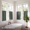 NICETOWN 4 Panels Stone Blue Blackout Curtains 63 inch Length for Nursery(Greyish Green)
