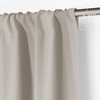 NICETOWN 4 Panels Stone Blue Blackout Curtains 63 inch Length for Nursery(Natural)