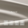 NICETOWN 4 Panels Stone Blue Blackout Curtains 63 inch Length for Nursery(Natural)