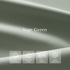 NICETOWN 4 Panels Stone Blue Blackout Curtains 63 inch Length for Nursery(Sage Green)