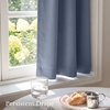 NICETOWN 4 Panels Stone Blue Blackout Curtains 63 inch Length for Nursery(Stone Blue)