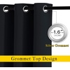 NICETOWN Black Out Curtains 72 Inch Length for Bedroom, W52xL72, 2 Panels