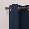 NICETOWN Kitchen Tiers Curtains for Small Window Bathroom, 52 W x 30 L(1 Panel – Biscotti Beige)