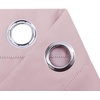 NICETOWN Kitchen Tiers Curtains for Small Window Bathroom, 52 W x 30 L(Baby Pink)