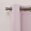 NICETOWN Kitchen Tiers Curtains for Small Window Bathroom, 52 W x 30 L(Baby Pink)