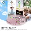 NICETOWN Kitchen Tiers Curtains for Small Window Bathroom, 52 W x 30 L(Baby Pink)