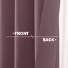 NICETOWN Kitchen Tiers Curtains for Small Window Bathroom, 52 W x 30 L(Dry Rose)