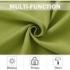 NICETOWN Kitchen Tiers Curtains for Small Window Bathroom, 52 W x 30 L(Fresh Green)