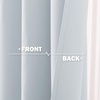 NICETOWN Kitchen Tiers Curtains for Small Window Bathroom, 52 W x 30 L(Greyish White)