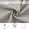 NICETOWN Kitchen Tiers Curtains for Small Window Bathroom, 52 W x 30 L(Natural)