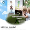 NICETOWN Kitchen Tiers Curtains for Small Window Bathroom, 52 W x 30 L(Olive Green)