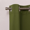 NICETOWN Kitchen Tiers Curtains for Small Window Bathroom, 52 W x 30 L(Olive Green)