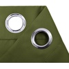 NICETOWN Kitchen Tiers Curtains for Small Window Bathroom, 52 W x 30 L(Olive Green)