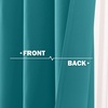 NICETOWN Kitchen Tiers Curtains for Small Window Bathroom, 52 W x 30 L(Peacock Teal)