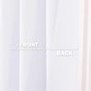 NICETOWN Kitchen Tiers Curtains for Small Window Bathroom, 52 W x 30 L(Pure White)