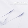 NICETOWN Kitchen Tiers Curtains for Small Window Bathroom, 52 W x 30 L(Pure White)