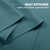 NICETOWN Kitchen Tiers Curtains for Small Window Bathroom, 52 W x 30 L(Sea Teal)