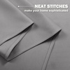 NICETOWN Kitchen Tiers Curtains for Small Window Bathroom, 52 W x 30 L(Sliver Grey)